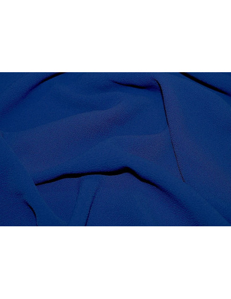 Tissu Crêpe Marocain Bleu Roi -Au Mètre