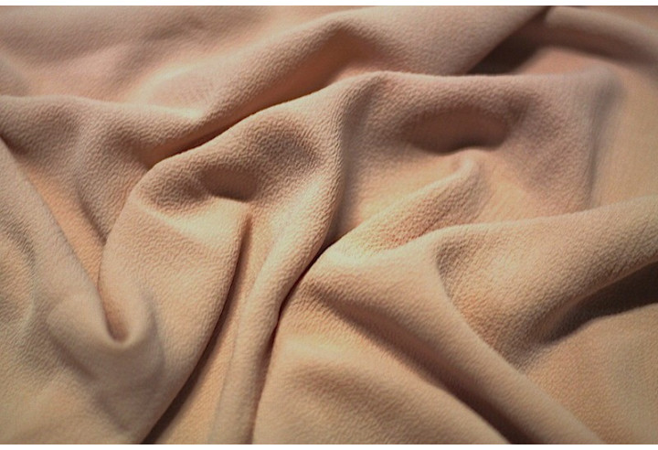 Tissu Crêpe Marocain Nude -Au Mètre