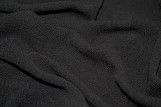 Tissu Crêpe Marocain Noir -Coupon de 3 mètres