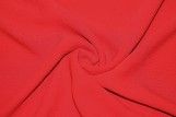 Tissu Crepe Marocain Rouge -Coupon de 3 metres