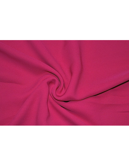 Tissu Crêpe Mousseline Twist Fuchsia -Au Mètre