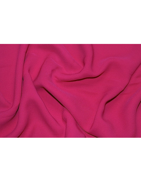 Tissu Crêpe Mousseline Twist Fuchsia -Au Mètre