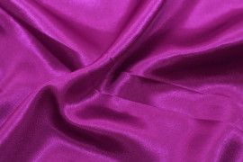 Tissu Satin Uni 115 cm Violet -Au Mètre