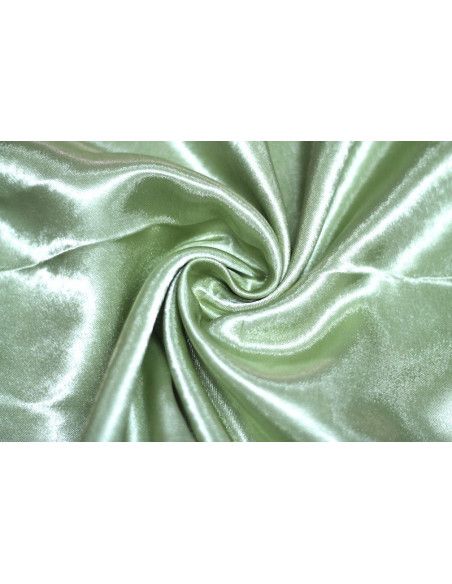 Tissu Satin Uni 115 cm Pistache Foncé -Au Mètre