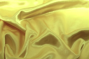 Tissu Satin Uni 115 cm Jaune Paille -Au Mètre 2