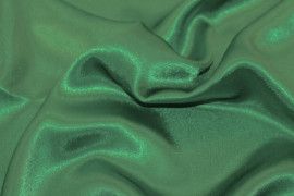Tissu Doublure Satin Vert Foncé Petite Largeur -Au Mètre