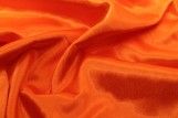 Tissu Satin Uni 115 cm Orange Vif -Au Metre