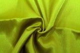 Tissu Doublure Satin Vert Anis Petite Largeur -Au Mètre