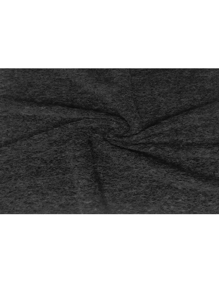 Tissu Tweed Bouclette Gris Foncé -Au Mètre