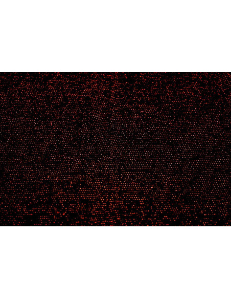 Tissu Maille Lurex Noir/Rouge -Au Metre