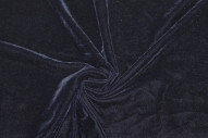 Tissu Velours Extensible Marine -Au Mètre