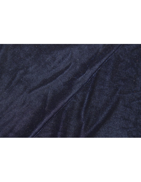 Tissu Velours Extensible Marine -Au Mètre