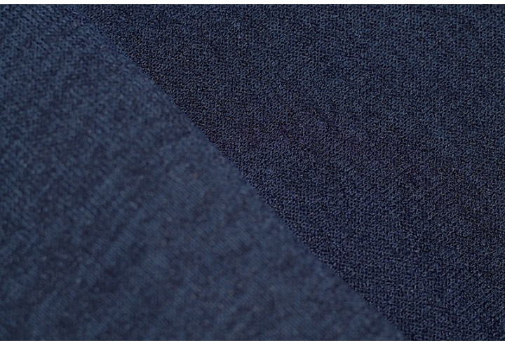 Tissu Maille Pull Blum Marine -Au Mètre