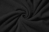 Tissu Maille Pull Blum Noir -Coupon de 3 mètres