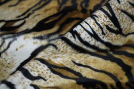 Tissu Fourrure synthétique Tigre -Au Mètre