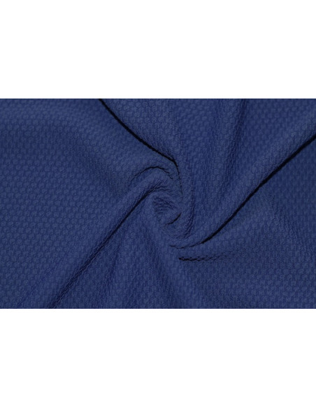Tissu Nid d'abeille Bleu Roi -Au mètre