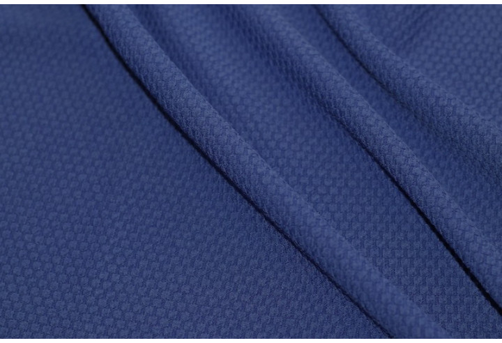 Tissu Nid d'abeille Bleu Roi -Au mètre