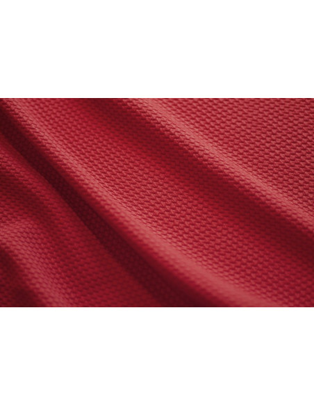 Tissu Nid d'abeille Rouge -Au metre