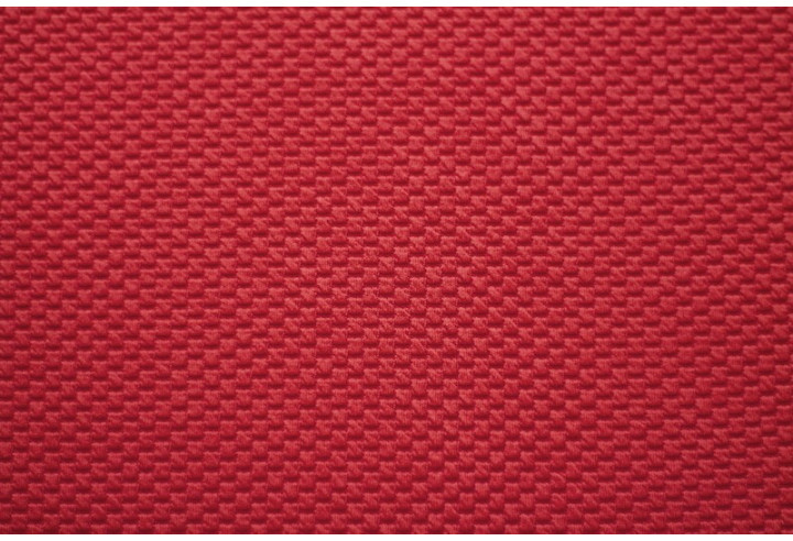 Tissu Nid d'abeille Rouge -Au metre
