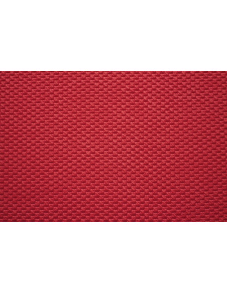 Tissu Nid d'abeille Rouge -Au metre