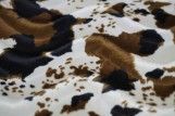 Tissu Fourrure synthétique Vache -Au Mètre