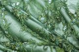 Tissu Tulle Perlé Vert Pistache -Coupon de 3m40