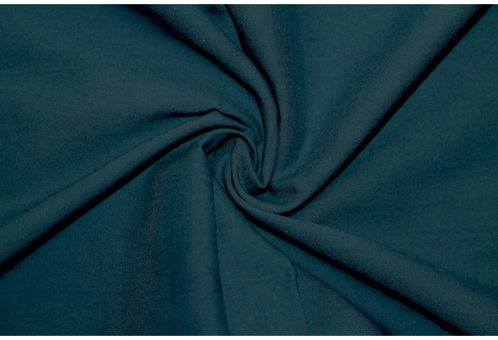 Tissu Voile De Coton Bleu Canard De Qualite Tissu Au Metre Tissu