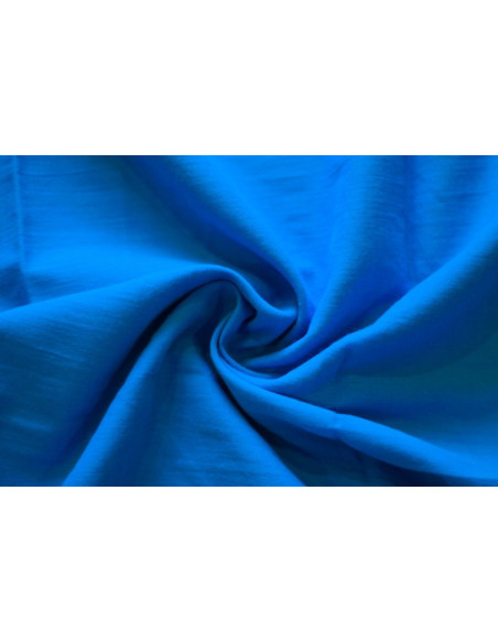 Tissu Voile Uni 100% Coton Turquoise -Au Metre