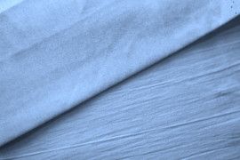 Tissu Voile Uni 100% Coton Bleu Ciel -Au Metre