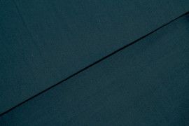 Tissu Voile Uni 100% Coton Bleu Canard -Coupon de 3 metres