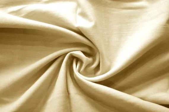Tissu Voile Uni 100% Coton Beige -Coupon de 3 metres