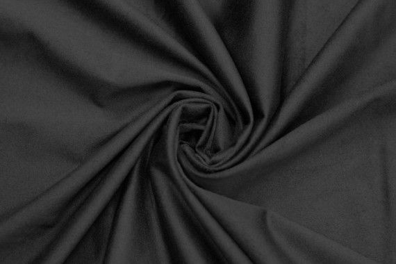 Tissu Suédine Maille Légère Noire Coupon de 3 mètres
