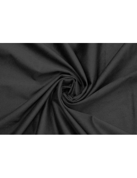 Tissu Suédine Maille Légère Noire -Au Mètre