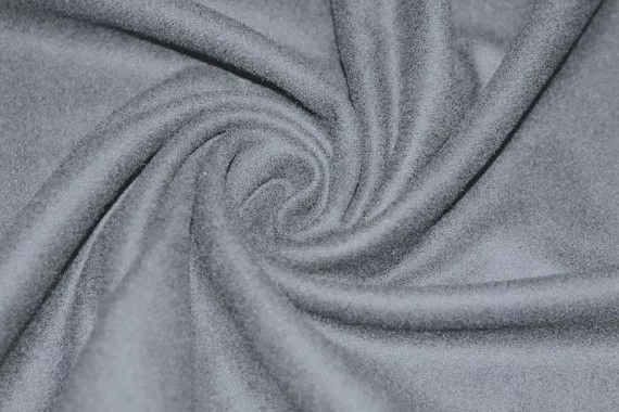 Tissu Drap de Laine Gris Coupon de 3 metres