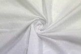 Tissu Voile a Pois Uni Blanc -Coupon de 3 metres
