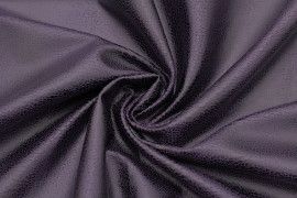 Tissu Suédine Laquée Serpent Violet -Au Mètre