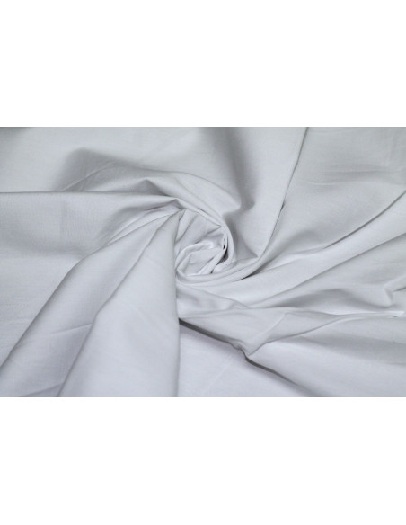 Tissu Popeline Unie Blanche de Qualité, Coupon 3 mètres