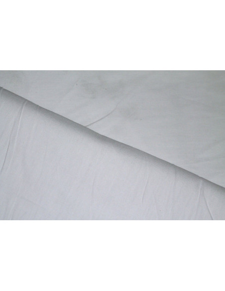 Tissu Popeline Unie Blanche de Qualité, Coupon 3 mètres