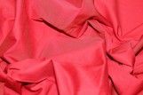 Tissu Popeline Unie 100% Coton Rouge Coupon de 3 metres