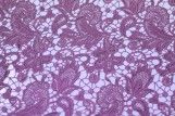 Tissu Guipure Violet -Au Metre