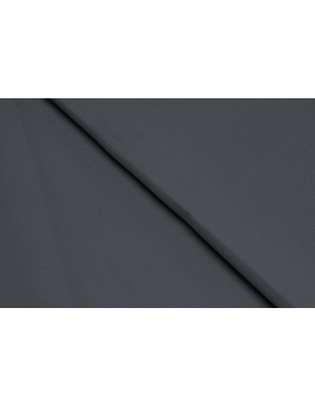 Tissu Burlington infroissable Uni Gris Foncé -Au Mètre