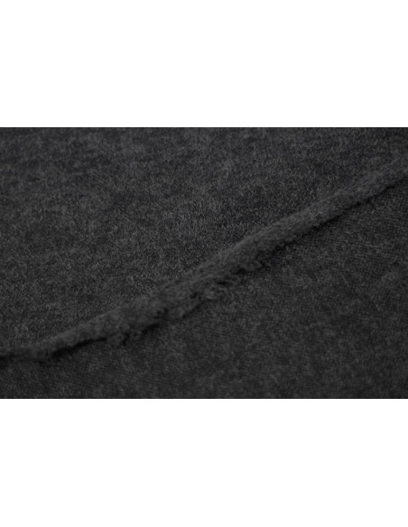 Tissu Lainage Pull Angora Gris Foncé -Au Mètre
