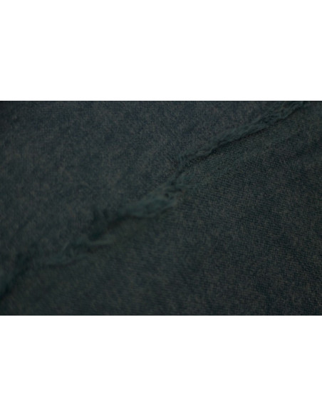 Tissu Lainage Pull Angora Bleu Canard -Au Mètre