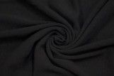 Tissu Lainage Pull Angora Noir -Coupon de 3 mètres