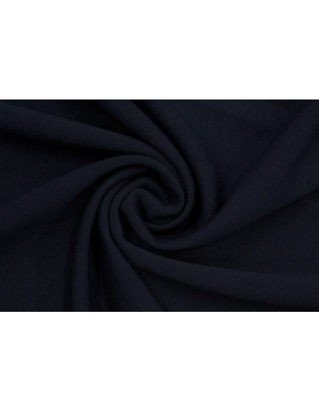 Tissu Maille Piquée Marine -Au Mètre
