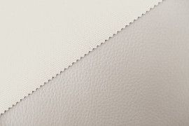 Tissu Simili Cuir Blanc -Au Mètre