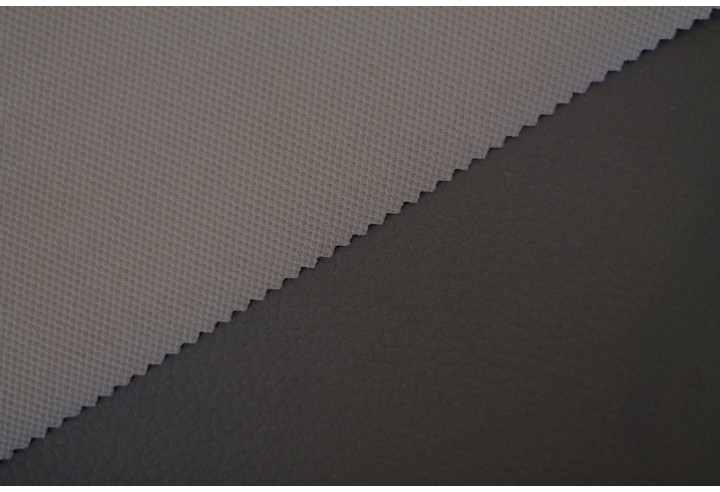 Tissu Simili Cuir Gris Anthracite -Au Mètre