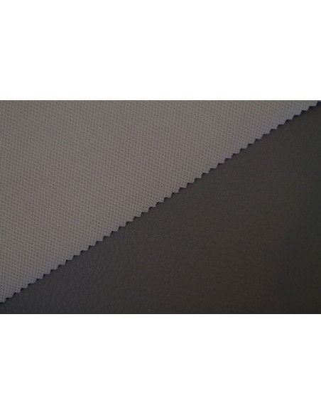 Tissu Simili Cuir Gris Anthracite -Au Mètre