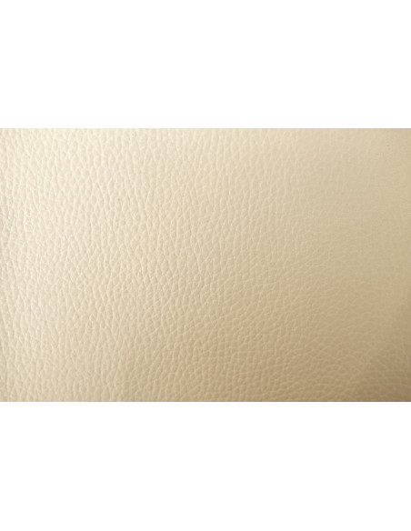 Tissu Simili Cuir Ecru -Au Mètre
