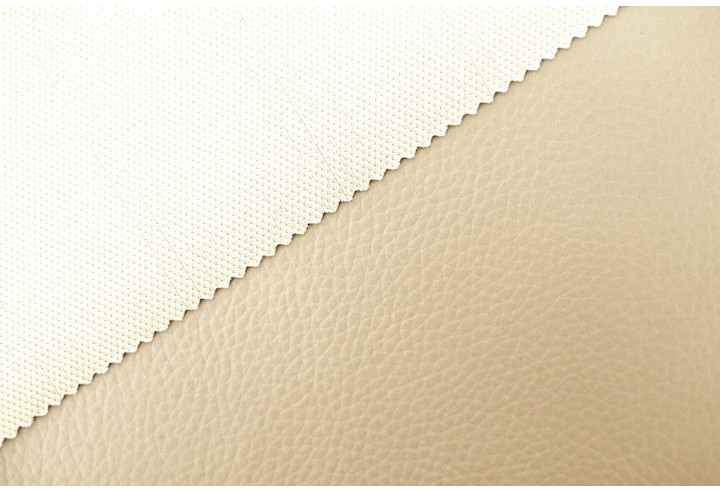 Tissu Simili Cuir Ecru -Au Mètre